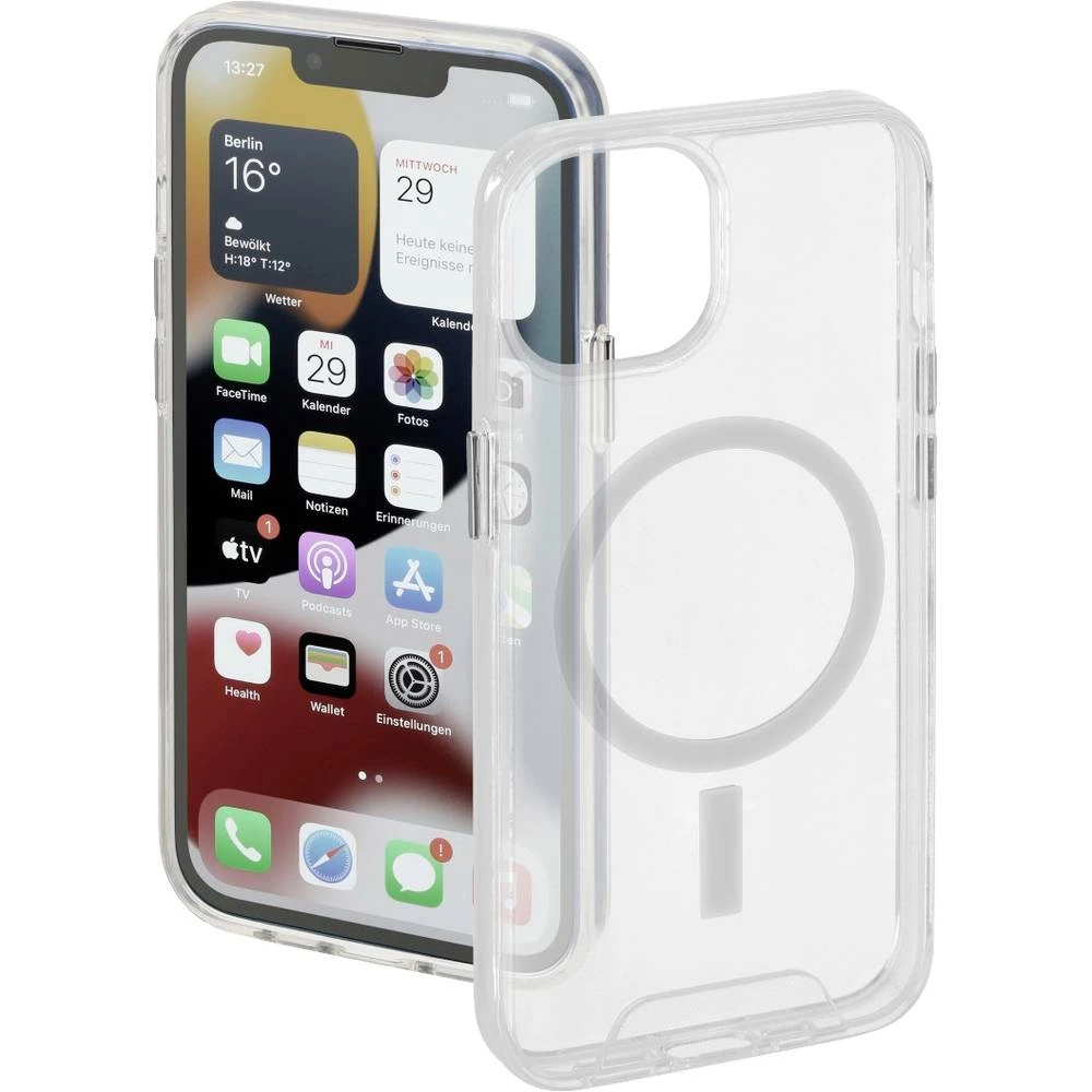 Hama MagCase Safety etui Apple iPhone 14 Plus prozirna slika