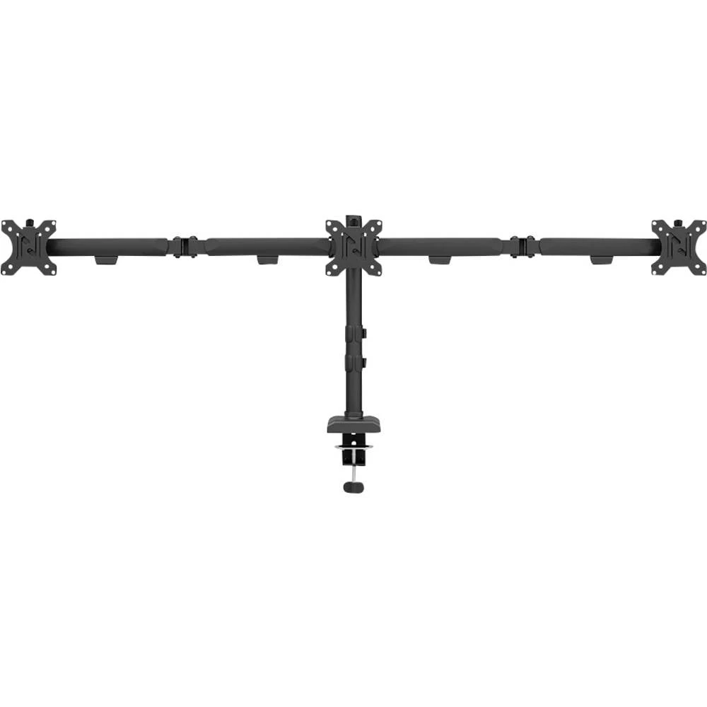 Neomounts postolje za monitor DS60-600BL3 3 Zaslon(i) 25,4 cm (10") - 68,6 cm (27") crna podesiv po visini, mogučnost sa slika