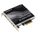 Gigabyte GC-MAPLE RIDGE kartica sučelja/adapter Ugrađeni DisplayPort, Mini DisplayPort, Thunderbolt 4, USB 3.2 Gen 2 (3.1 Gen 2) Gigabyte GC-MAPLE RIDGE  PCI-Express kartica DisplayPort, mini displ...