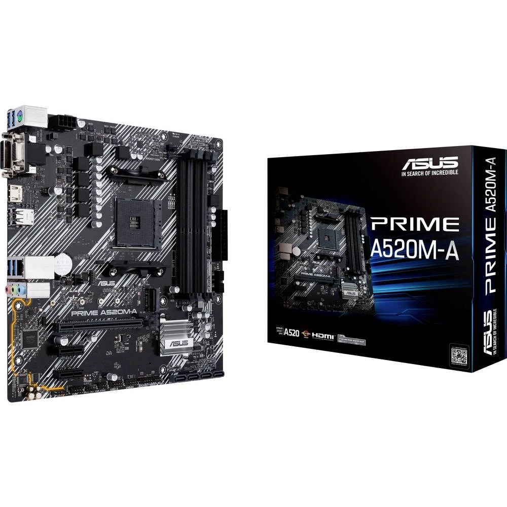 Asus PRIME A520M-A matična ploča Baza AMD AM4 Faktor oblika Micro-ATX slika
