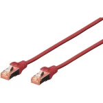 Digitus DK-1644-050/R RJ45 mrežni kabel, Patch kabel cat 6 S/FTP 5.00 m crvena bez halogena, upleteni parovi, sa zaštitom za nosić, vatrostalan 1 St.