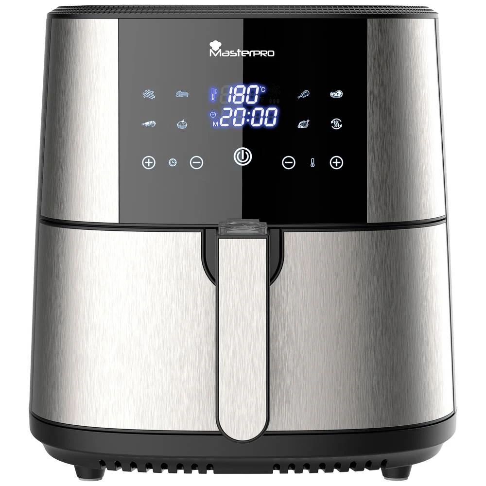 MasterPRO  friteza na vrući zrak 1800-ih W premaz protiv lijepljenja, zaštita od pregrijavanja, sa zaslonom, funkcija ta slika