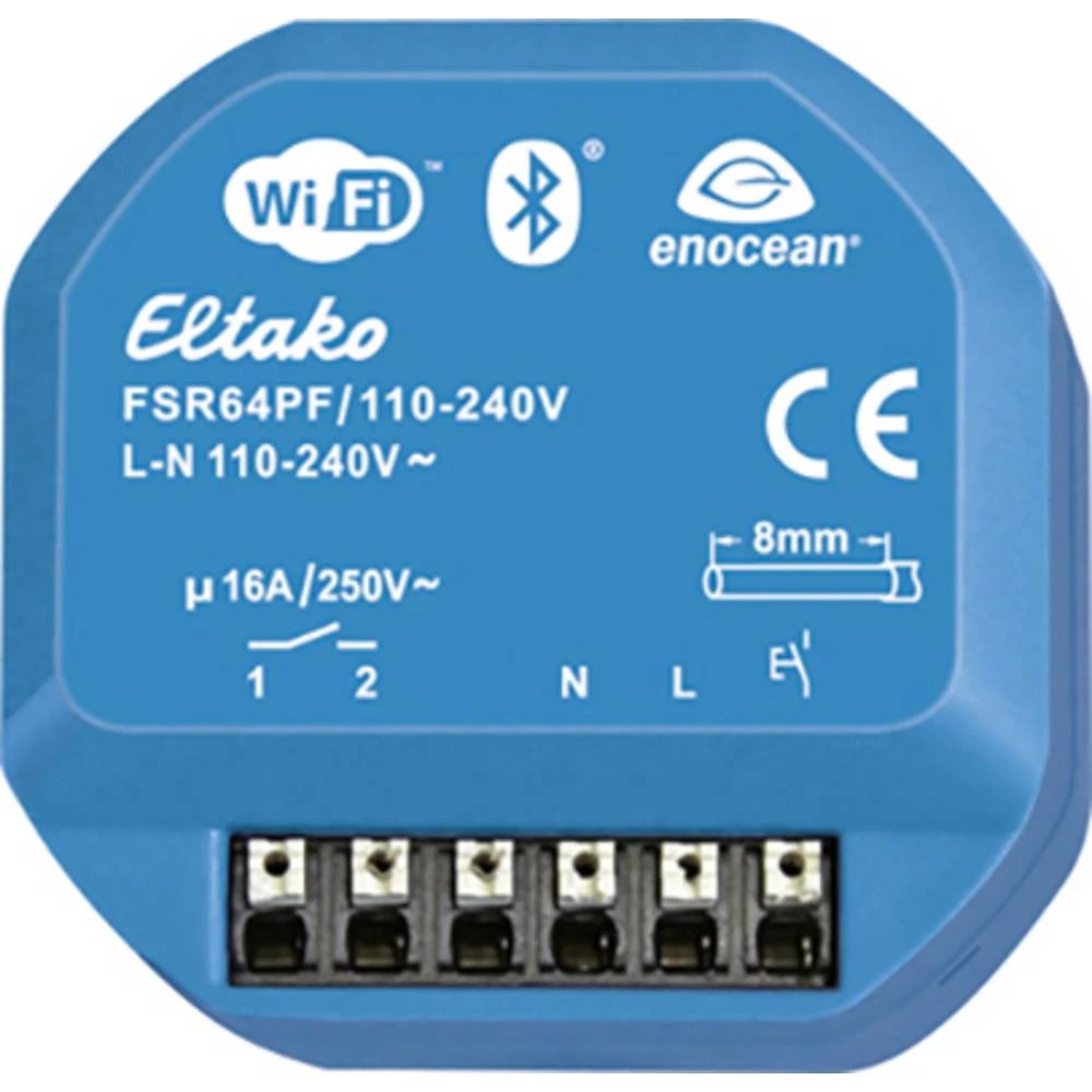 Eltako pokretač FSR64PF/110-240V prekidač impulsa ugradnja slika