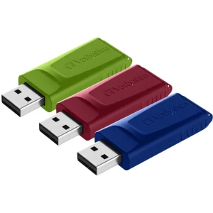 USB Stick 16 GB Verbatim Slider Crvena, Plava, Zelena 49326 USB 2.0 slika