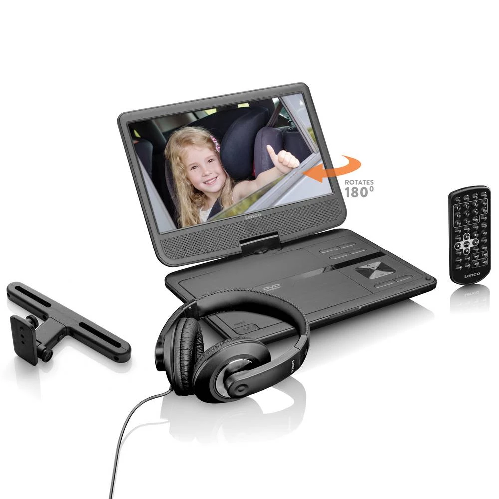 Lenco DVP-1010BK prijenosni TV sa DVD playerom slika