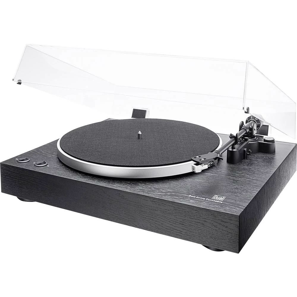 Dual DT 450 Gramofon Remenski pogon Crna slika