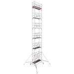 Krause 771117 FahrGerüst aluminij na roli mobilna Radna visina (maks.): 13.40 m srebrna 330.50 kg