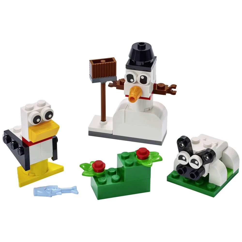 11012 LEGO® CREATOR Kreativna zgrada postavljena bijelim ciglama slika