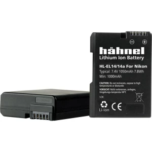 Kamera-akumulator Hähnel Zamjenjuje originalnu akU. bateriju EN-EL14, EN-EL14a 7.4 V 1050 mAh HL-EL14a slika