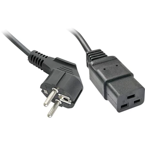 LINDY struja priključni kabel [1x sigurnosni utikač  - 1x muški konektor IEC, 16 a] 2.00 m slika