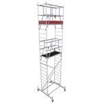 Krause 600097 FahrGerüst aluminij montažna skela mobilna Radna visina (maks.): 6.85 m srebrna 99.5 kg