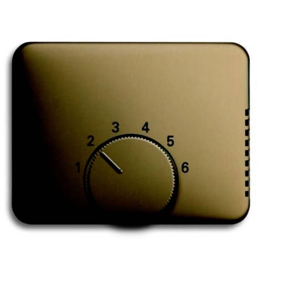 Busch-Jaeger  poklopac regulator temperature  Alpha Nea, Alpha exclusiv brončana boja 2CKA001710A3533 slika