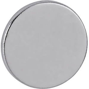 Maul Neodimijski magnet (Ø x V) 10 mm x 1 mm Disk Srebrna 10 ST 6166196 slika