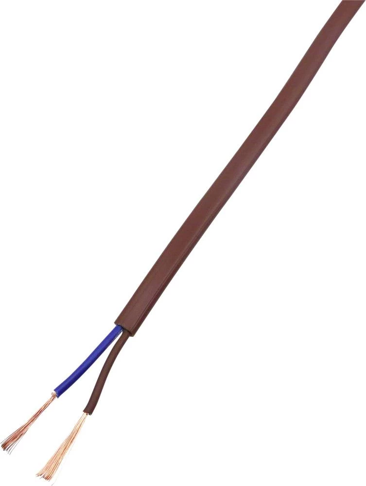 Priključni vod 2 x 1.00 mm&sup2; Smeđa boja TRU COMPONENTS 93030c522 20 m slika