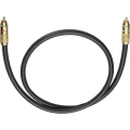 Oehlbach Cinch Audio Priključni kabel [1x Muški cinch konektor - 1x Muški cinch konektor] 2 m Antracitna boja pozlaćeni kontakti slika