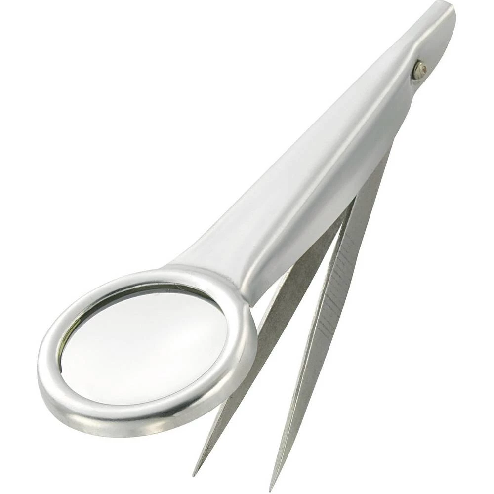 TRU COMPONENTS povećalo s pincetom Promjer leće: 23 mm 1 St. TweezerMagnifier5x (D x Š x V) 93 x 31 x 9 mm slika
