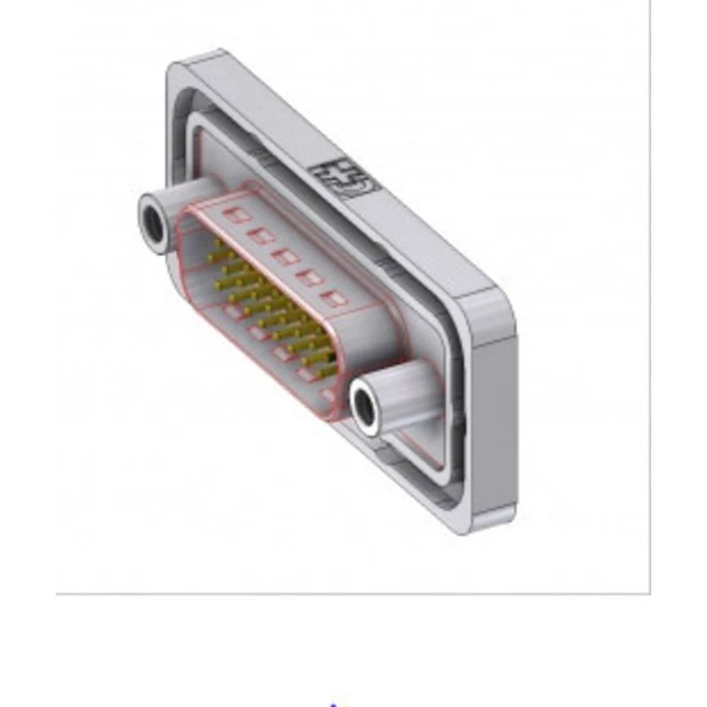 D-SUB utikač 180 ° Broj polova: 26 Lem, Pinovi DELTRON SWISS 1 ST slika
