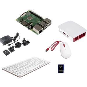 Raspberry Pi® Desktop Kit Raspberry Pi® 3 B 1 GB 4 x 1.2 GHz uklj. tipkovnica, uklj. miš, uklj. noobs os, uklj. napajanj slika