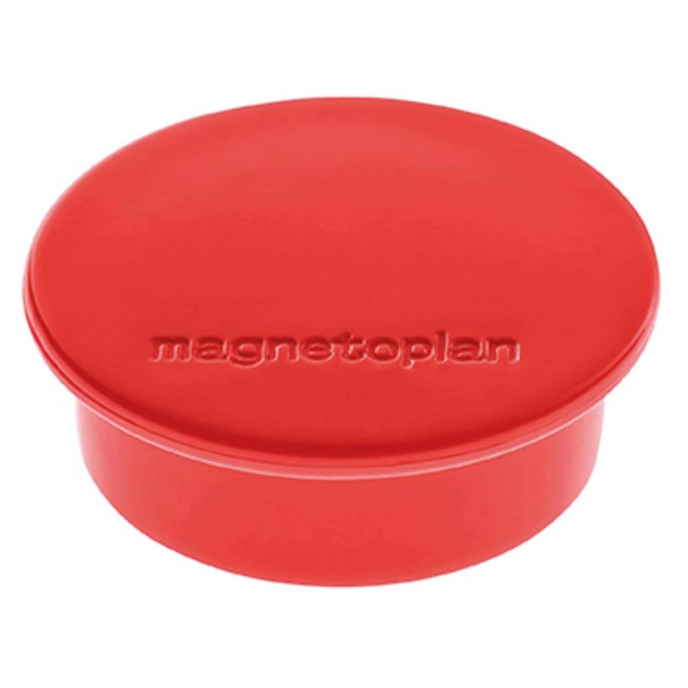 Magnetoplan Magnet Discofix Color (&Oslash; x V) 40 mm x 13 mm Okrugli Crvena 10 ST 1662006 slika