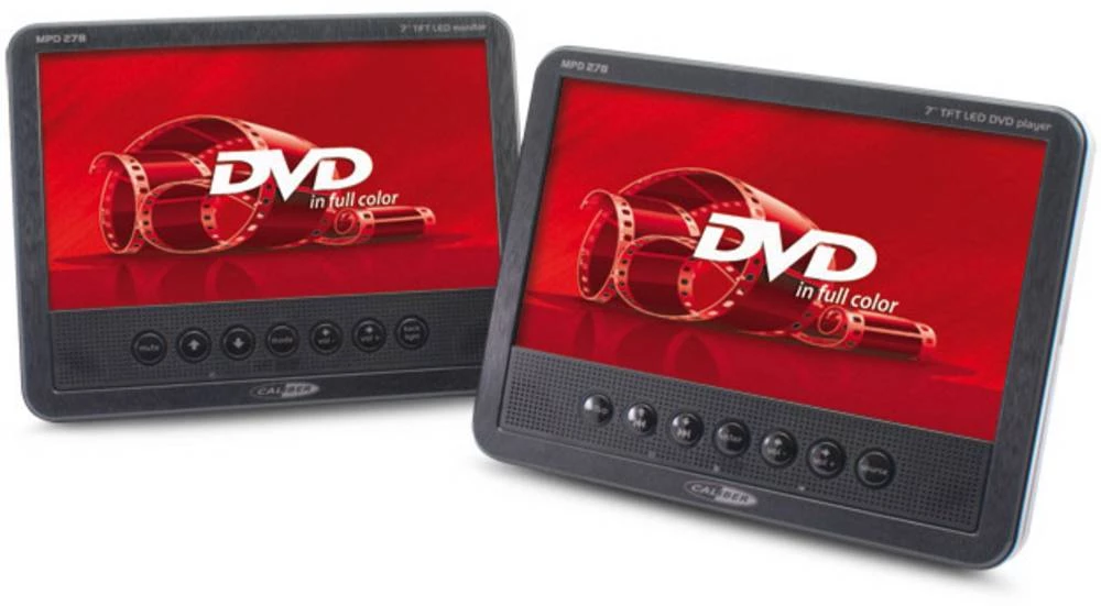 DVD player s 2 monitora za naslon za glavu Caliber Audio Technology MPD278 ATT.FX.SCREEN_DIAGONAL=17.78 cm (7 ") slika
