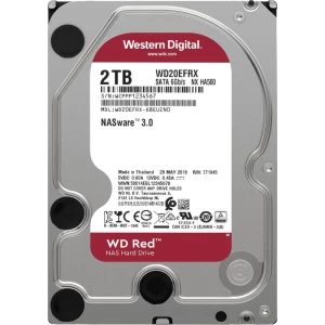 Unutarnji tvrdi disk 8.9 cm (3.5 ") 2 TB Western Digital Red™ Bulk WD20EFAX SATA III slika