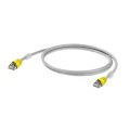 RJ45 (ukrižani) mrežni priključni kabel Weidmüller CAT 6a S/FTP 0.40 m siva otporan na plamen, sa zaštitom za pričvrsni nosić, U slika