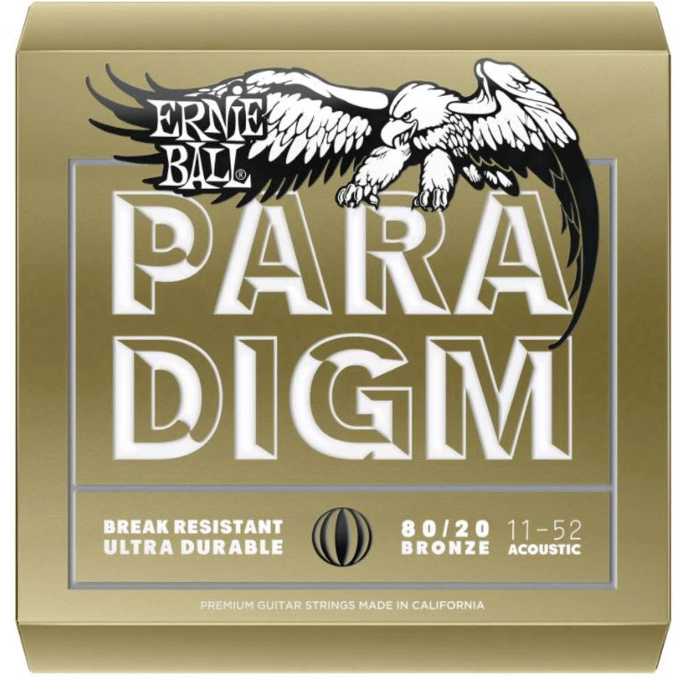 Žice za akustičnu gitaru Ernie Ball 2088 Paradigm 80/20 Bronze Light 011-052 slika