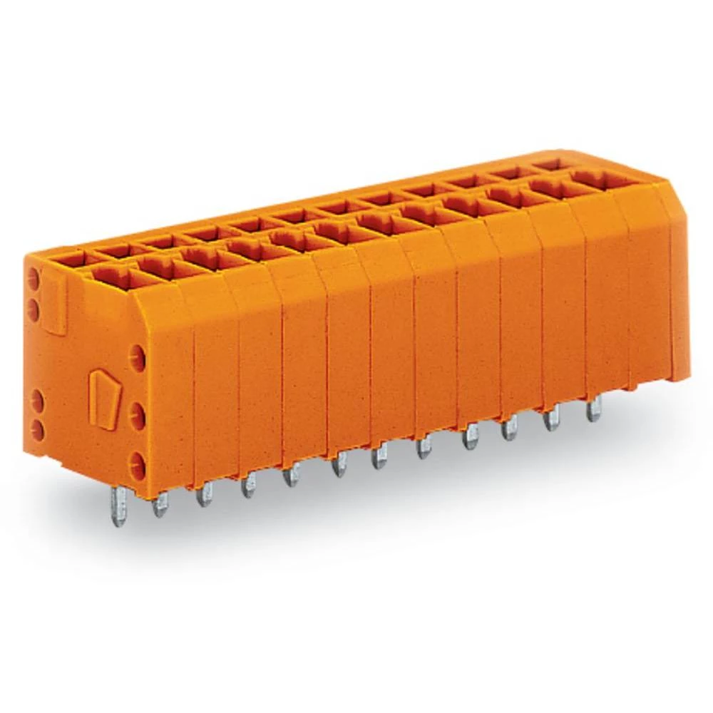 WAGO 739-334 opružna blok spojka 1.50 mm² Broj polova (broj) 4 narančasta 280 kom. slika