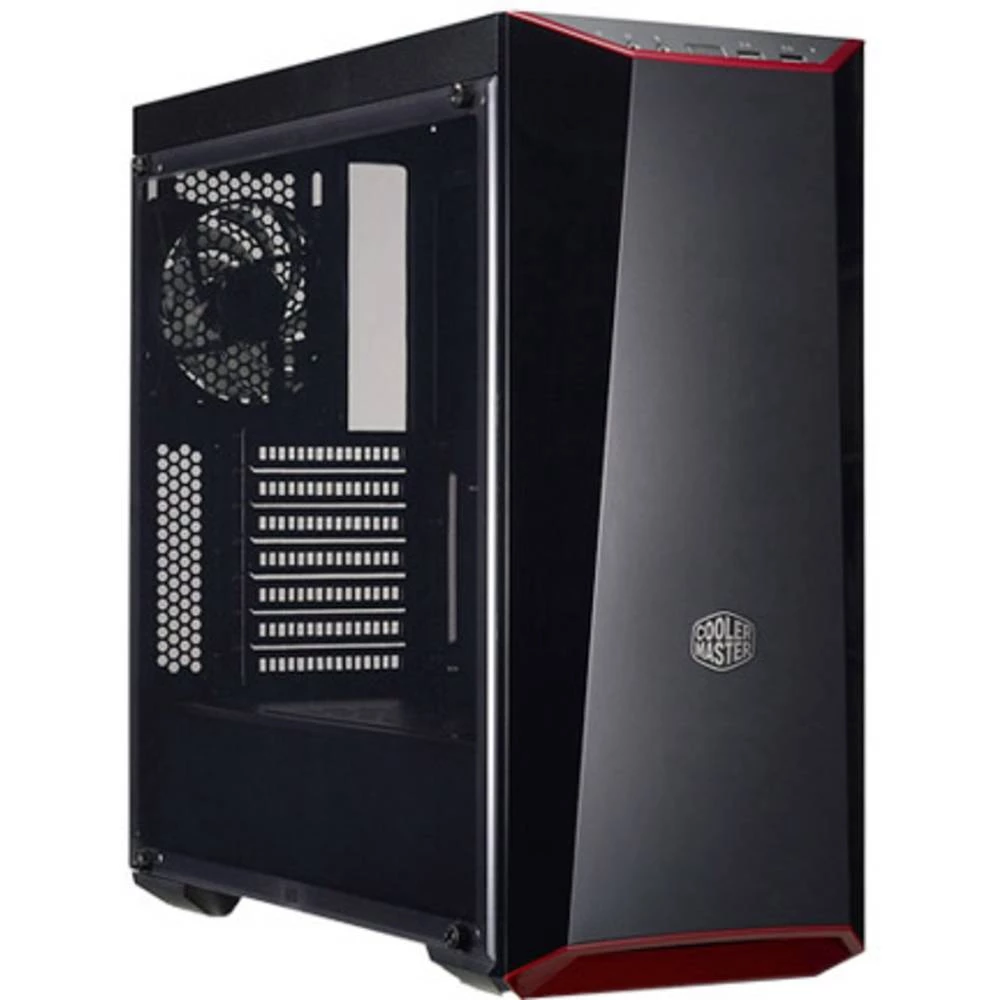 Midi-Tower Kućište za računala Cooler Master MasterBox 5 Lite Crna 1 predinstalirani ventilator, Bočni prozor, Filter prašine slika