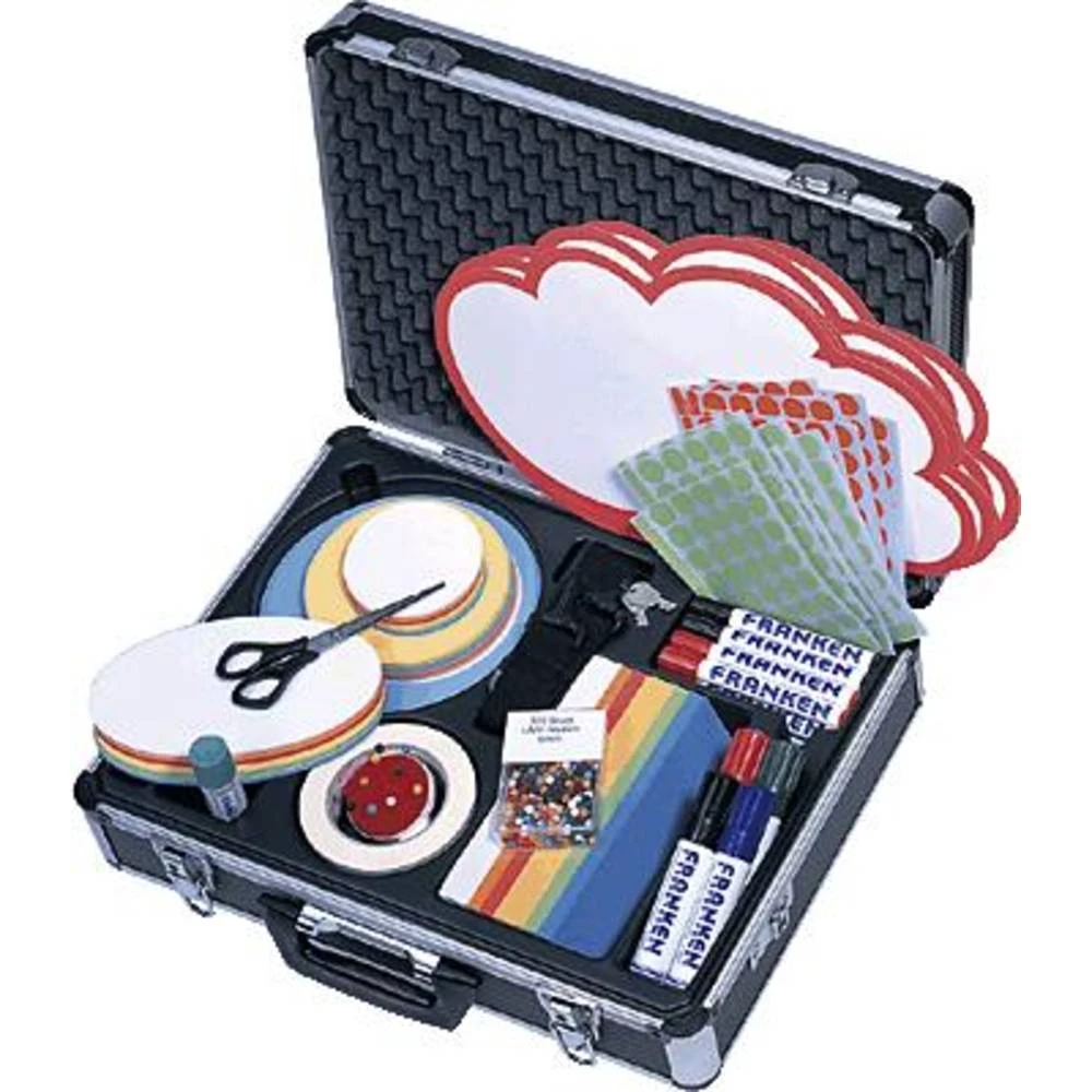 Franken KOMPAKT kovčeg za prezentacije aluminij Broj dijelova: 2100 43 cm x 12 cm x 32 mm srebrna slika