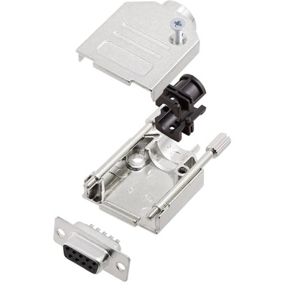 Višestruki ženski konektor D-SUB komplet 180 ° Broj polova: 37 Lemni kup Amphenol 1 ST slika