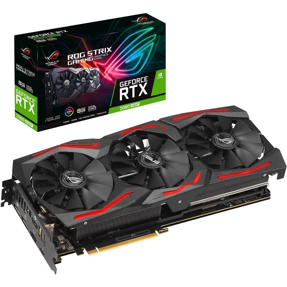 Grafička kartica Asus Nvidia GeForce RTX2060S SUPER Gaming 8 GB GDDR6-RAM PCIe x16 HDMI&trade;, DisplayPort, USB-C&trade; slika