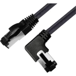 BKL Electronic 144036 RJ45 mrežni kabel, Patch kabel CAT 8.1 S/FTP 1.5 m crna bez halogena 1 St.