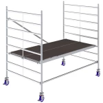 Krause 782014 FahrGerüst aluminij na roli mobilna Radna visina (maks.): 3 m srebrna 80 kg