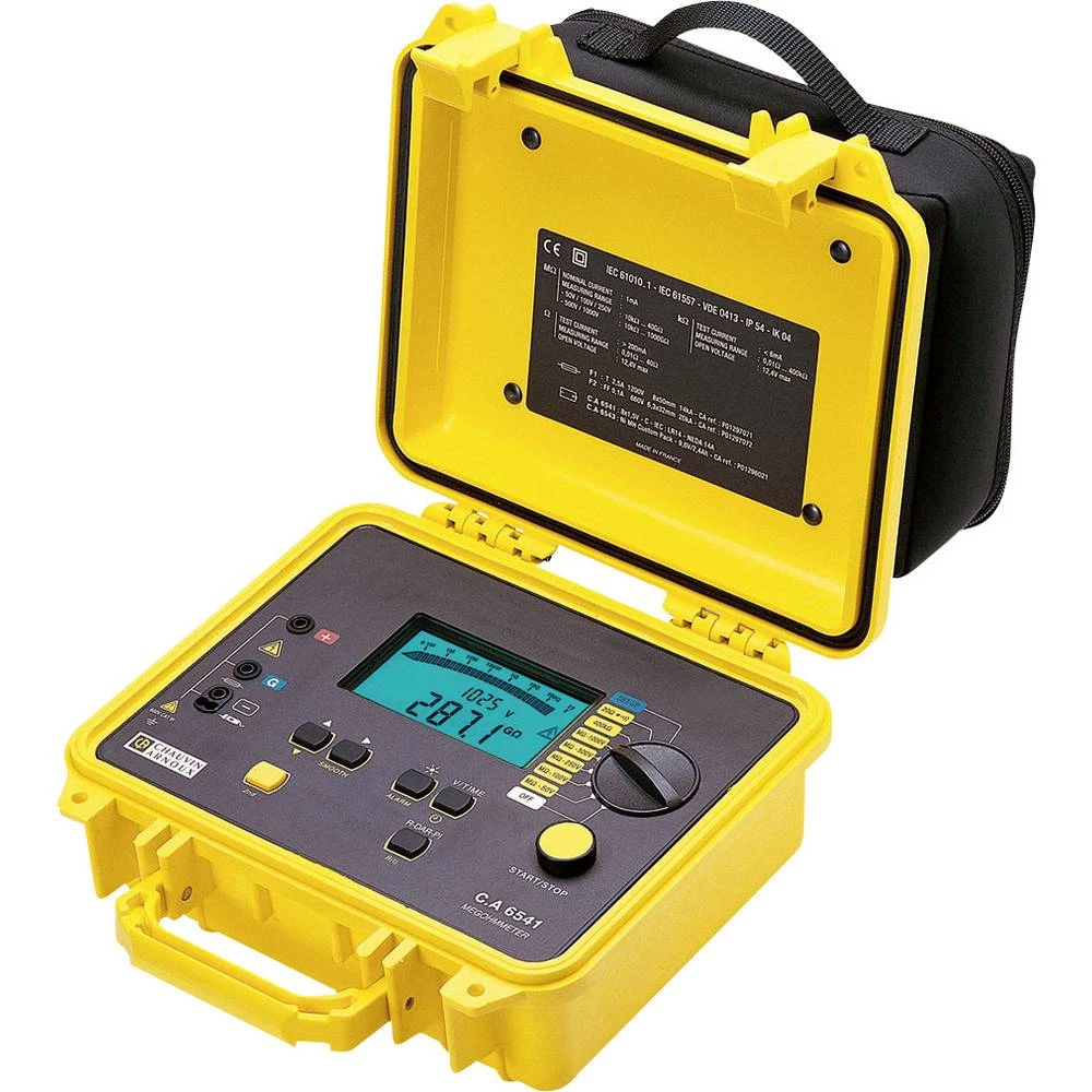 Uređaj za mjerenje izolacije Chauvin Arnoux CA6541 uređaj za mjerenje izolacije 50 V - 1000 V 2 k - 4 T CAT III 600 V slika