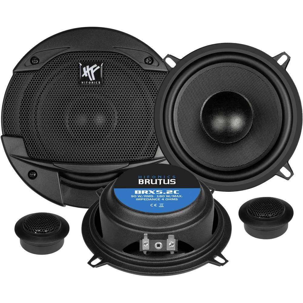 2-sustavski koaksialni zvučnici za ugradnju 180 W Hifonics BRX-5.2C slika