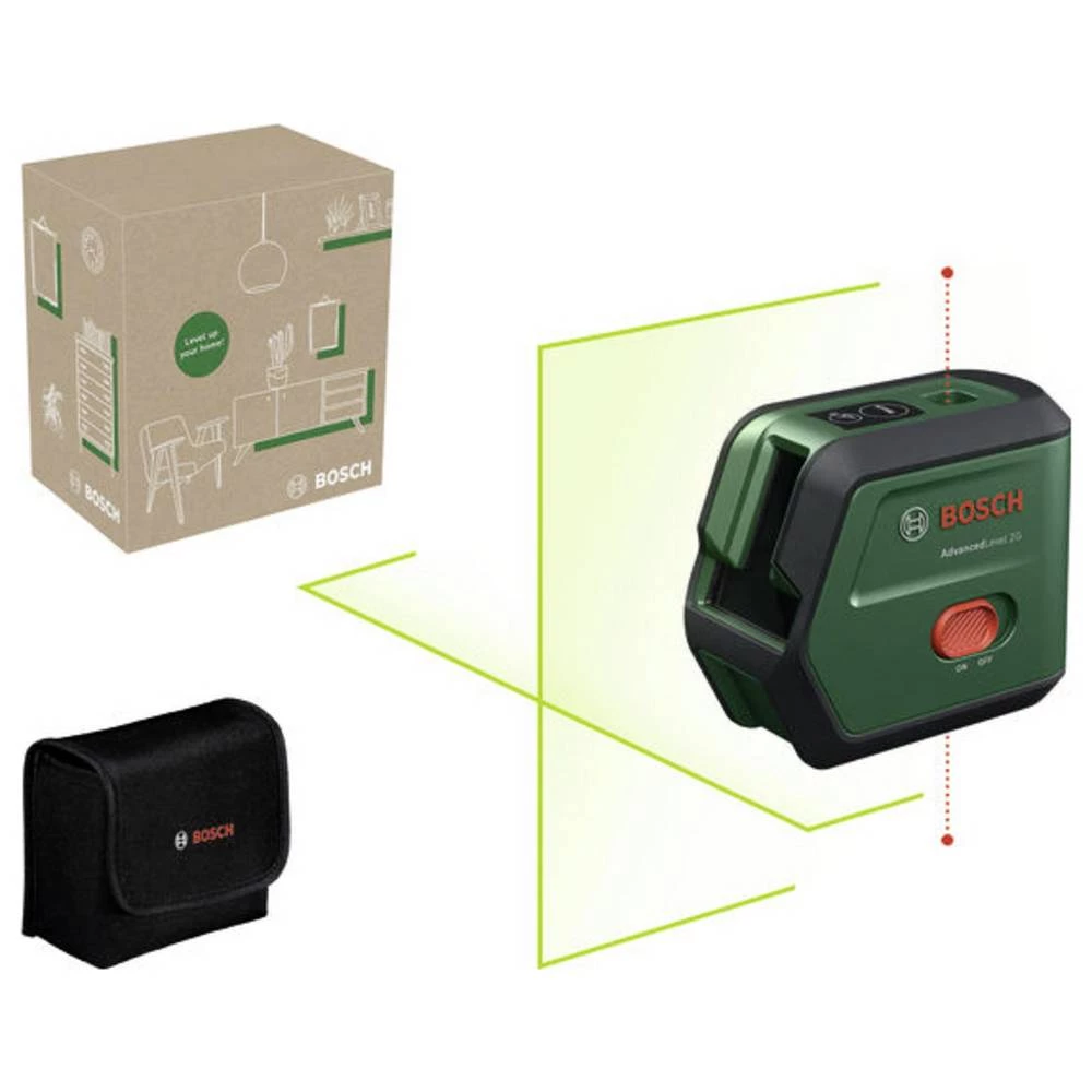 Bosch Home and Garden AdvancedLevel 2G križnolinijski laser slika