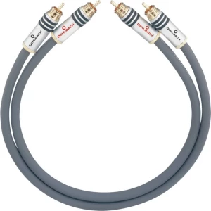 Oehlbach Cinch Audio Priključni kabel [2x Muški cinch konektor - 2x Muški cinch konektor] 4.25 m Antracitna boja pozlaćeni konta slika