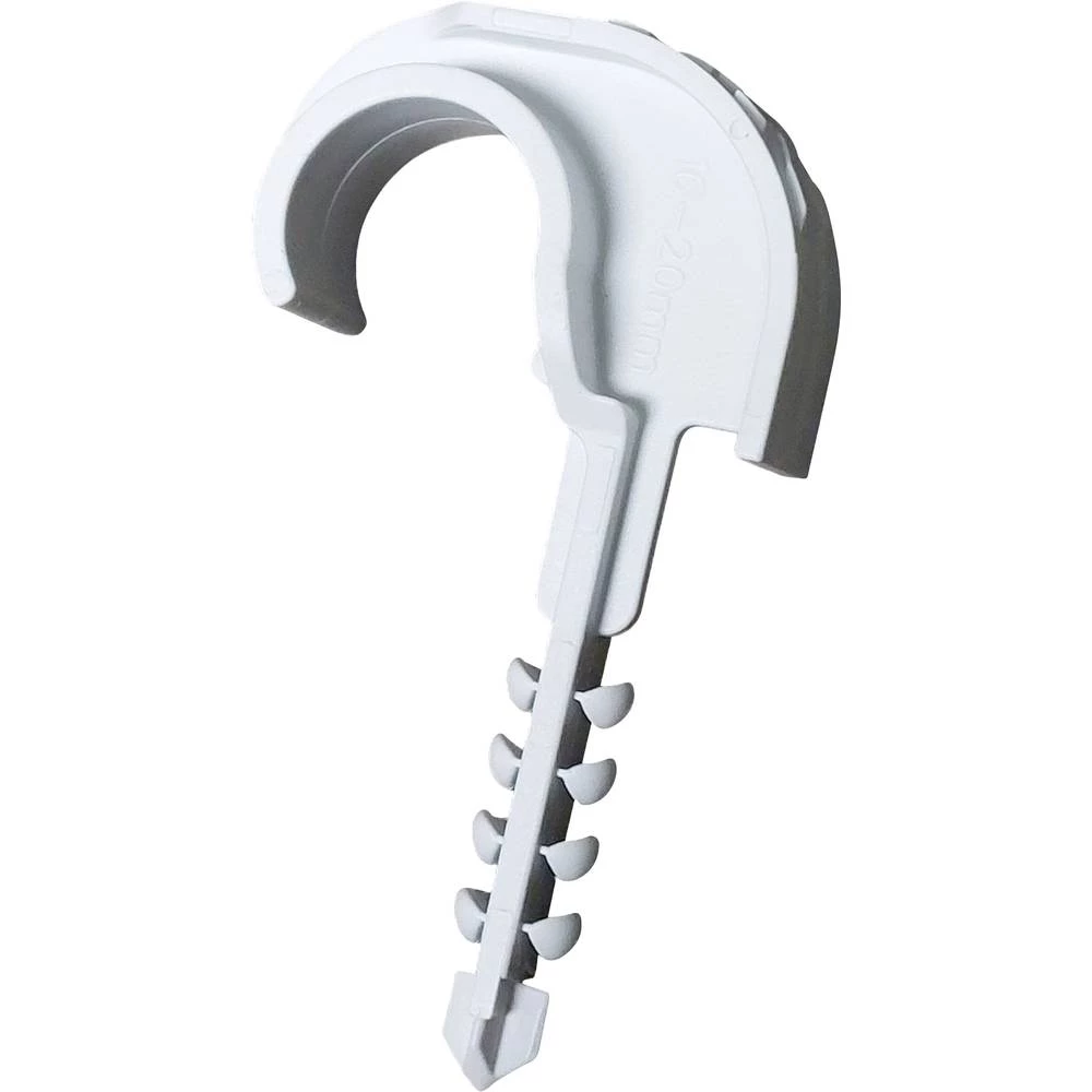 N & L Einzelsteckschelle 16-20mm montažna obujmica priključak 530STN   za zidane utičnice, s tiplom, uv stabiliziran svi slika