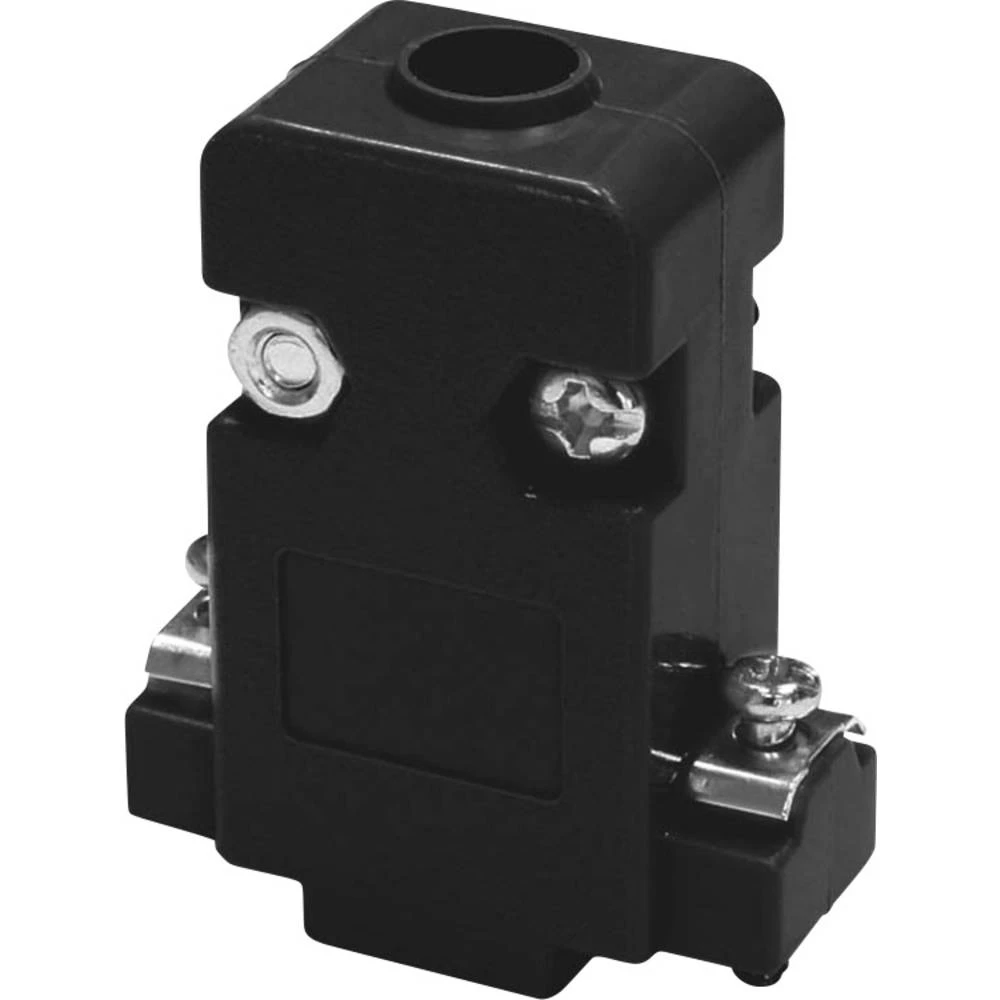 D-SUB kućište Broj polova: 9 Umjetna masa ojačana staklenim vlaknima, otporna na udare 180 ° Crna econ connect 50 ST slika