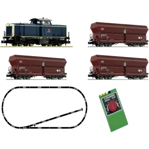 Fleischmann 931705 Analogni startni set: dizelska lokomotiva BR 212 s teretnim vlakom, DB AG slika
