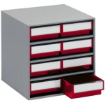 Magazin za pohranu (Š x V x d) 400 x 395 x 400 mm Svijetlosiva, Crvena Treston 0840-5 1 ST