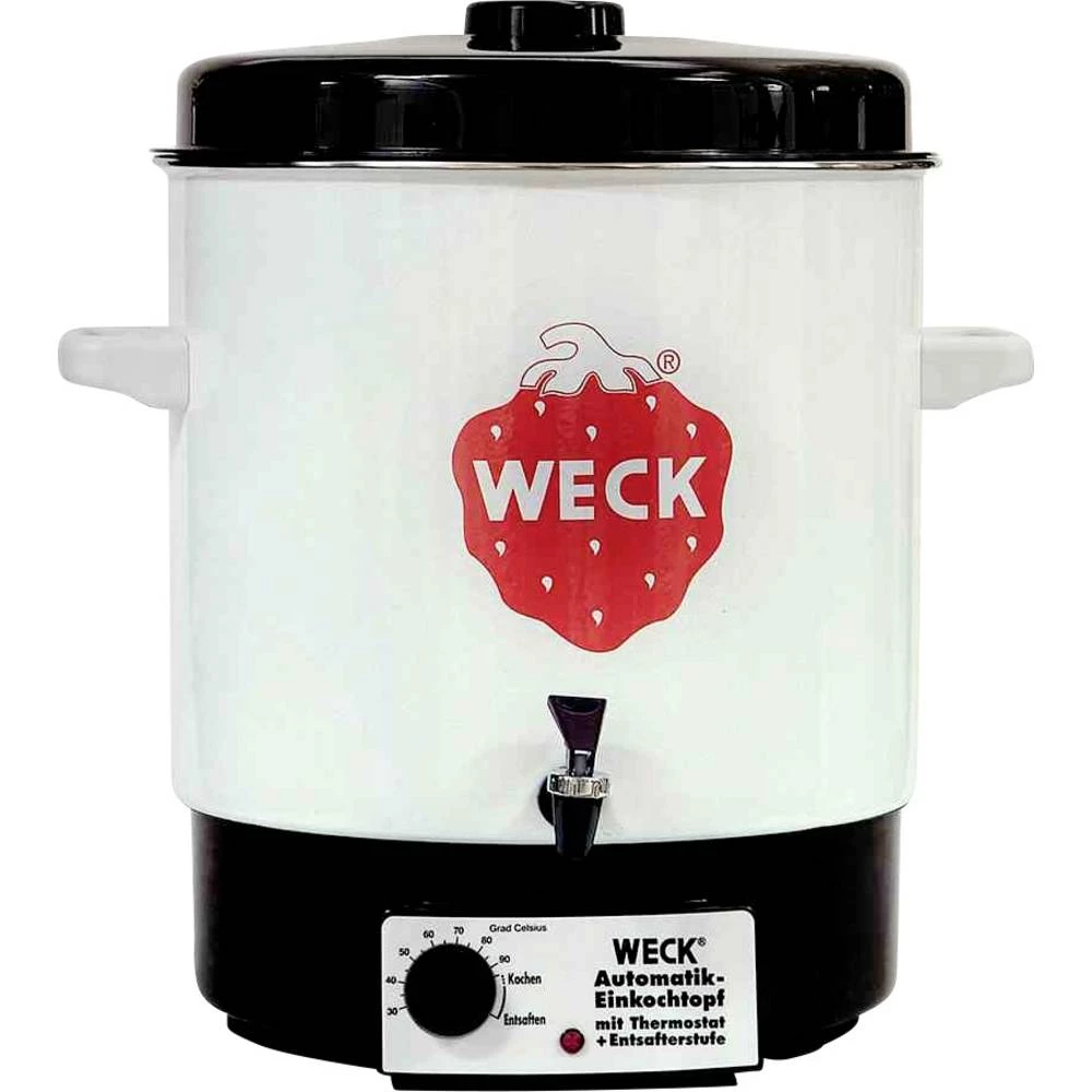 Emajlirani stroj za čuvanje s slavinom od 2000 W, s umetkom rešetke WECK  automat za očuvanje toplih napitaka  krem-bijela, crna slika