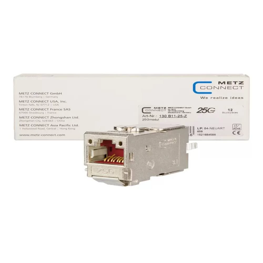 RJ45 ugradni modul E-Dat, Modularni konektor Metz Connect 130B11-25-Z slika