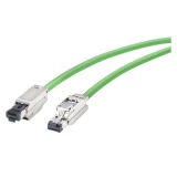 IE cable 4x2, 2x IE FC RJ45 plug 180 4x2, CAT6A, IP20, 10 m Siemens 6XV18785BN10 1 St.