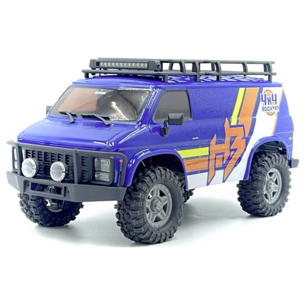 Hobby Plus 1:18 Crawler CR18P EVO-V2 "Rock Van" s četkama 1:18 RC model automobila crawler pogon na sva četiri kotača (4 slika
