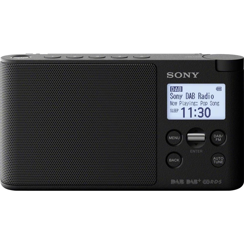 DAB+ (1012) Stolni radio Sony XDR-S41D DAB+, UKW Crna slika