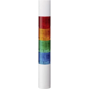 Signalni toranj LED Patlite LR4-402WJBW-RYGB 4-bojno, Crvena, Žuta, Zelena, Plava boja 4-bojno, Crvena, Žuta, Zelena, Plava boja slika