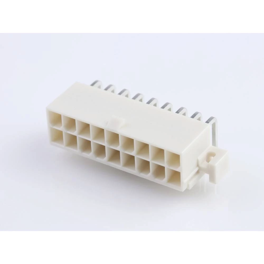 Molex ugradna standardna letva sa ženskim kontaktima Ukupan broj polova 18 39291187 1 St. Bulk slika