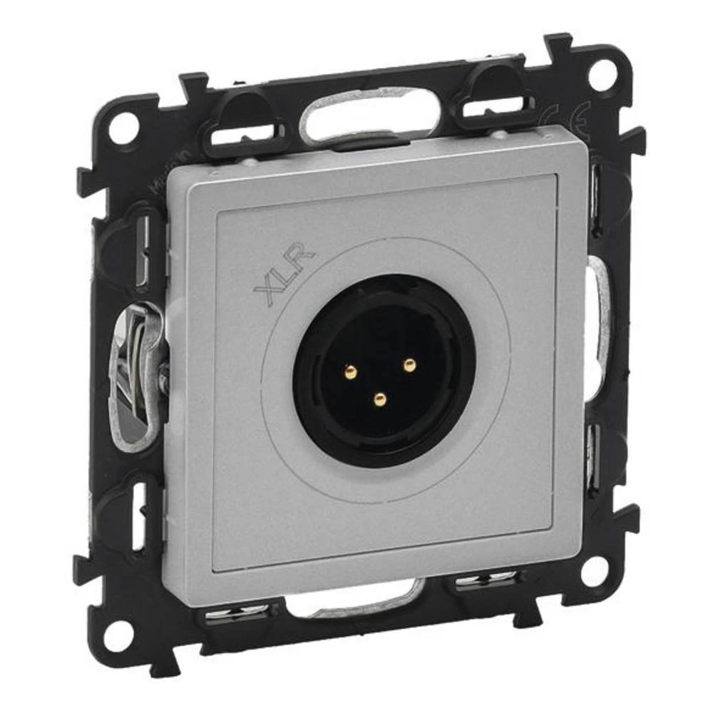 Legrand   XLR utičnica Valena Life Allure aluminij boja 753374 slika